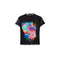 Women Floral Mesh Top - Black