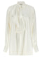 Di.la3 Pari' White Jabot Shirt