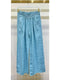 Diamond Lace Waistband Wide Leg Linen Pants Blue Zuccero-Pants-MILIO MILANO-XS-Blue Zuccero-Urbanheer