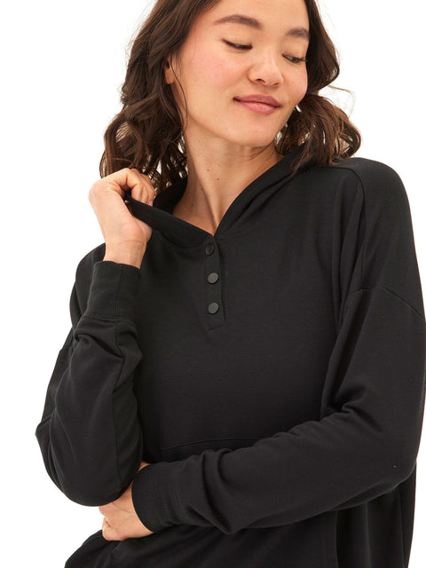 Diyanna Modal Terry Henley Hoodie