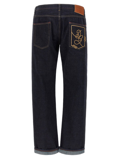 Dolce & Gabbana Dg Embroidery Jeans