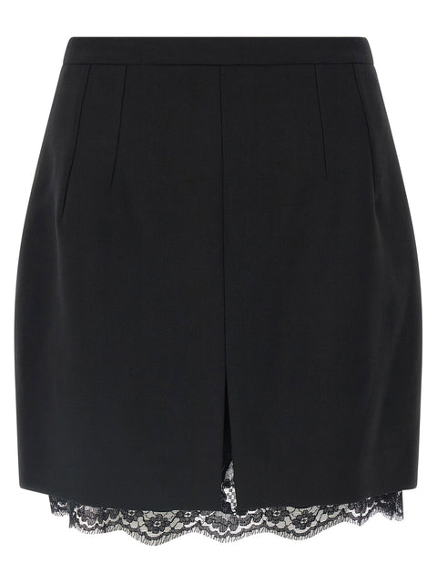 Dolce & Gabbana Double Crêpe Wool Skirt
