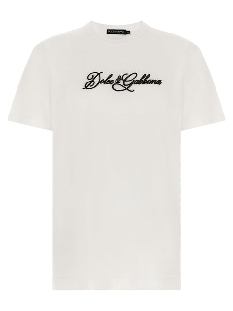 Dolce & Gabbana Logo Embroidery T-shirt