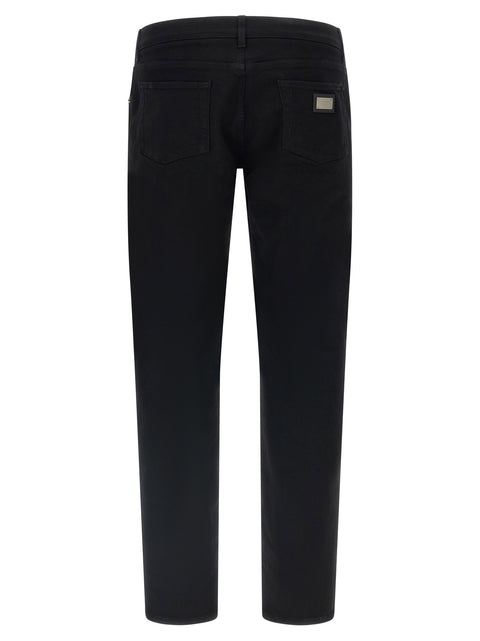 Dolce & Gabbana Logo Plaque Jeans