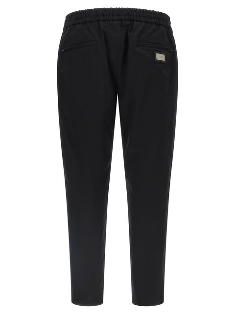 Dolce & Gabbana Logo Plaque Pants