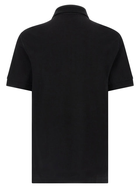 Dolce & Gabbana Logo Plate Polo Shirt