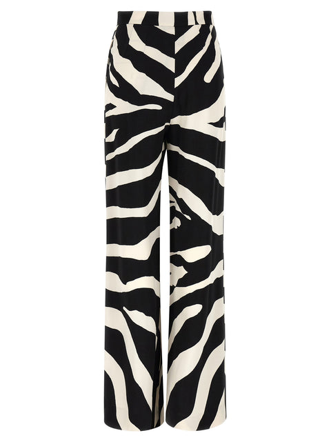 Dolce & Gabbana Zebra Print Palazzo Pants