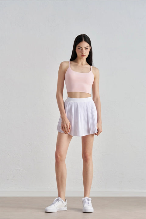 Dorothy Twist Back Cami Top Sports Bra Strawberry Milkshake-Sports Bra-91thelabel-S-Strawberry Milkshake-Urbanheer