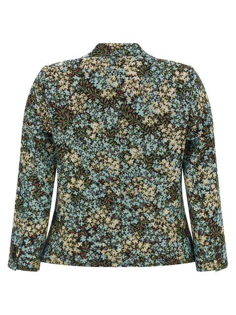 Dries Van Noten Bamis Floral Jacquard Blazer