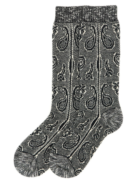 Dries Van Noten Paisley Jacquard Socks