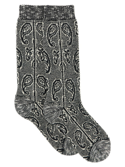 Dries Van Noten Paisley Jacquard Socks