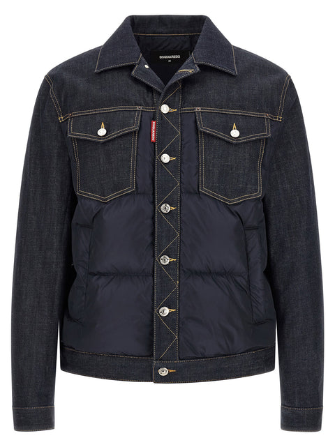 Dsquared2 Padded Hybrid Trucker Jacket