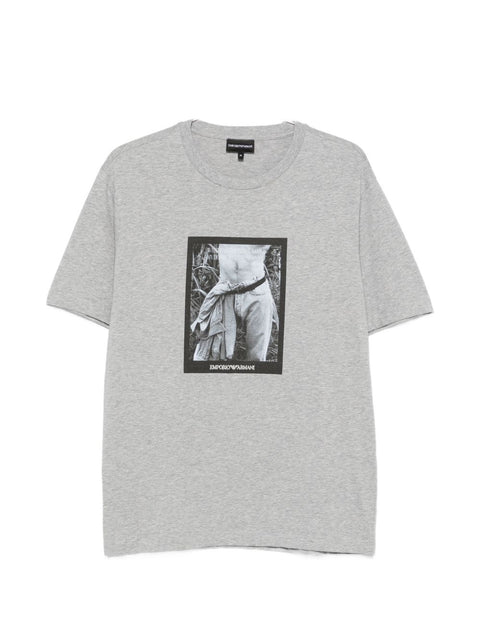EMPORIO ARMANI CAPSULE T-shirts and Polos GREY
