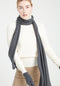 Echarpe en cachemire gris anthracite-écharpe-Studio Cashmere8-TU-SC8-00004-gris anthracite-Urbanheer