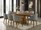 Elegant Dining Table Set for 8 with Walnut Wood Finish