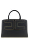 Elisabetta Franchi Maxi Logo Shopping Bag