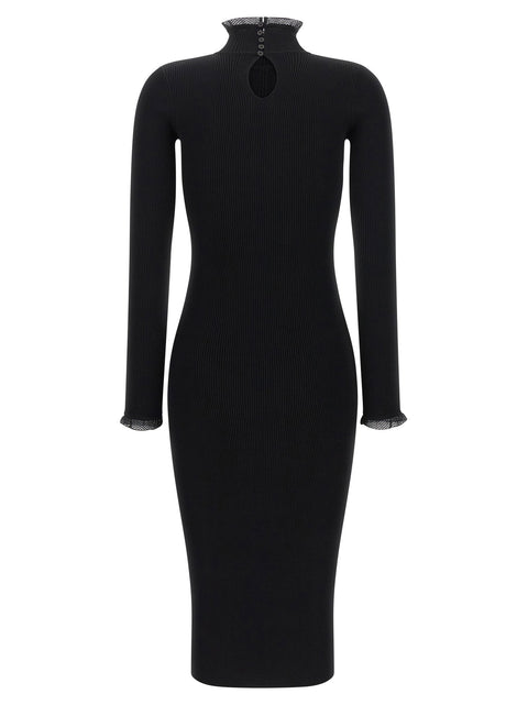 Elisabetta Franchi Ribbed Knit Dress