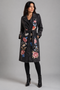 Embroidered Denim Trench Coat