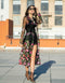 Embroidered Mesh Duster Jacket