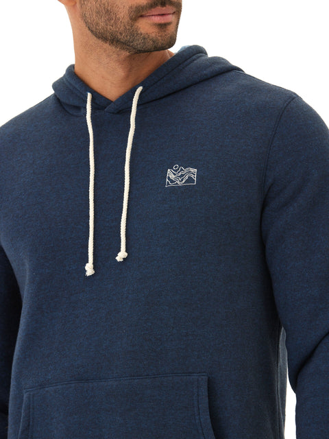 Embroidered Triblend Fleece Hoodie