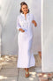 Embroidered Udaipur Kurta - La Di Da White/Silver-Dress-Gretchen Scott LLC-XXS-White/Silver-Urbanheer