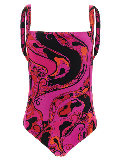 Emilio Pucci Orchidee One-piece Swimsuit