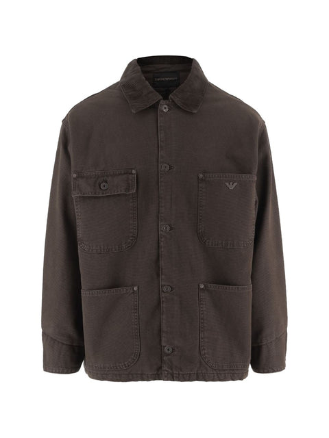 Emporio Armani Jackets BROWN