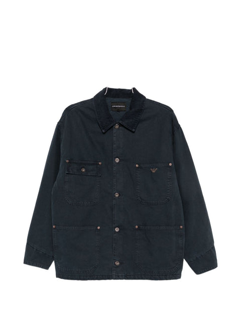 Emporio Armani Jackets NAVY