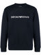 Emporio Armani Modal-blend sweatshirt with logo print
