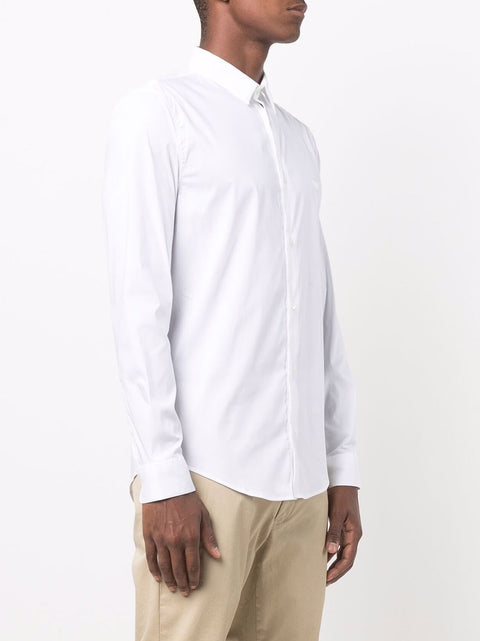 Emporio Armani Shirts White-men > clothing > shirts-Emporio Armani-XL-White-Urbanheer