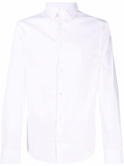 Emporio Armani Shirts White-men > clothing > shirts-Emporio Armani-XL-White-Urbanheer