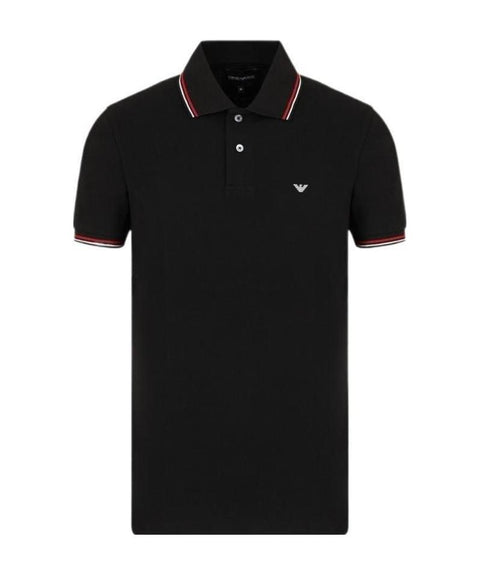 Emporio Armani Short-Sleeved Polo Shirt Navy Blue