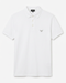 Emporio Armani Shot Sleeve Polo Shirt White/Grey Logo