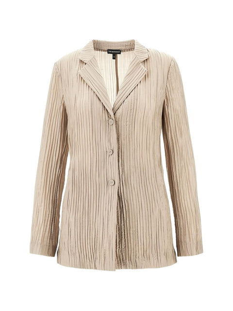Emporio Armani Single-breasted blazer jacket