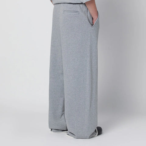 Entire Studios Black wide-leg cotton jogging trousers
