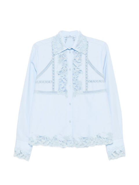 Ermanno Scervino Embroidered cotton shirt