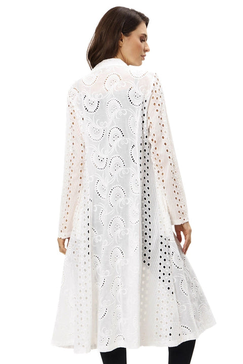 Eyelet Lace Duster-Jacket-Adore-M-Urbanheer