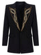 Balmain Leaf Embroidery Blazer