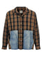 Found Plaid Denim Shirt