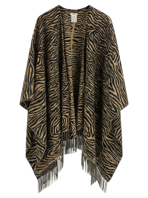 Fendi Tiger Poncho