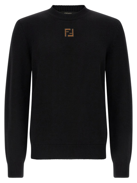 Fendi Ff Velvet Micro Sweater