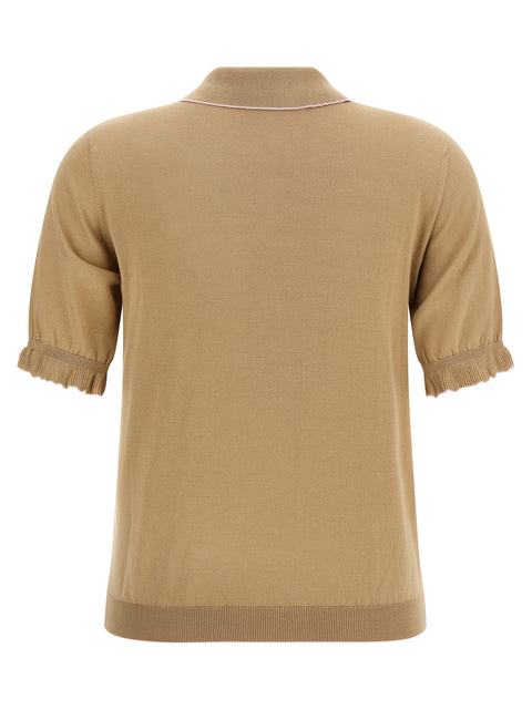 Fabiana Filippi Cotton Silk Polo Shirt