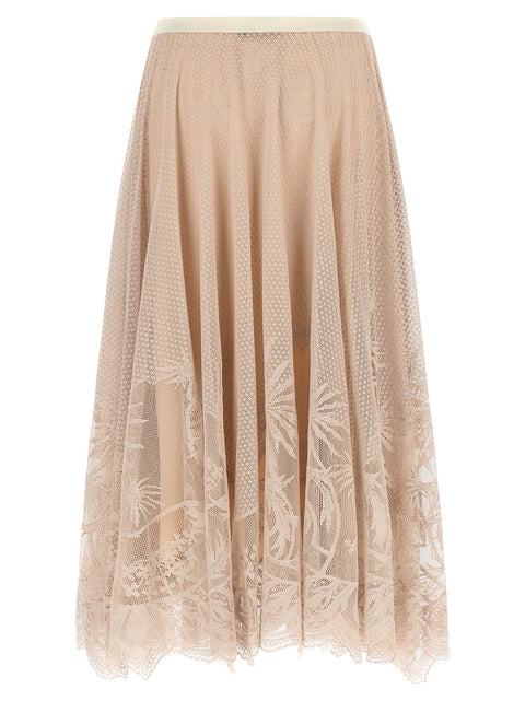 Fabiana Filippi Jacquard Lace Skirt