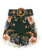 Farm Rio Green Berry Garden Shorts
