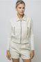 Faux Leather Zip Up Vest