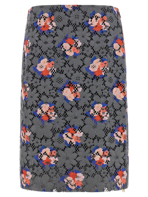 Fendi Bouquet Lace Skirt