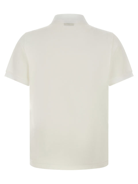 Fendi Ff Metallic Logo Polo Shirt
