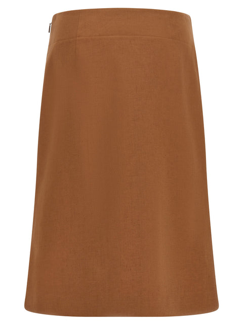 Fendi New Linen Skirt