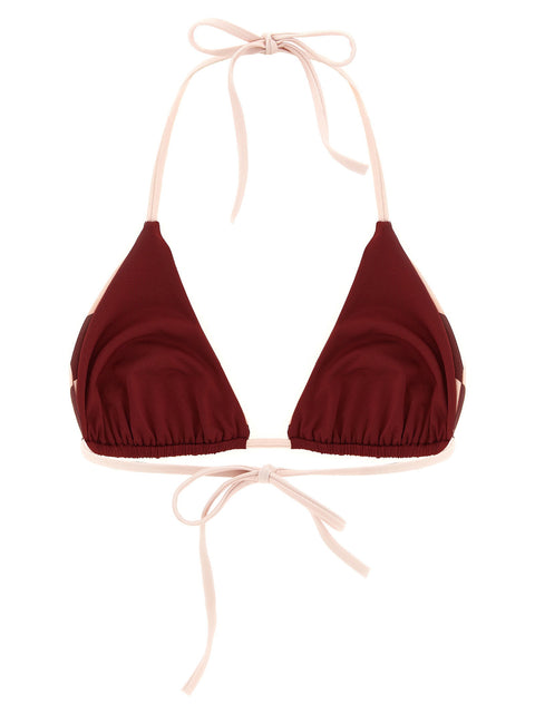 Fendi Pequin Reversible Bikini Top