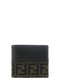 Fendi Two-color Ff Jacquard Wallet